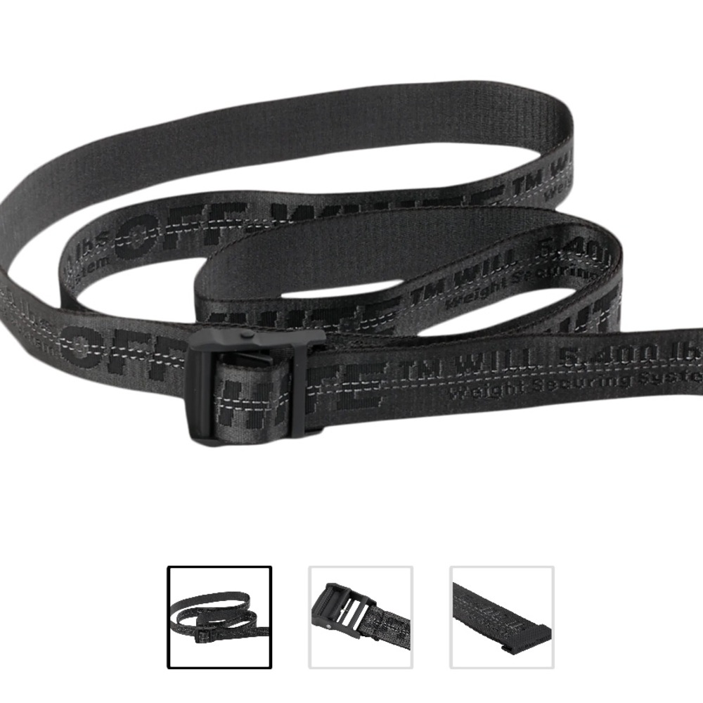 Off White Industrial Belt